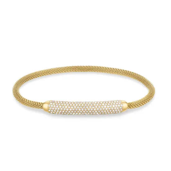 BERING Armband Arctic Pave goldfarben mit Zirkonia 18 cm 666-27-180