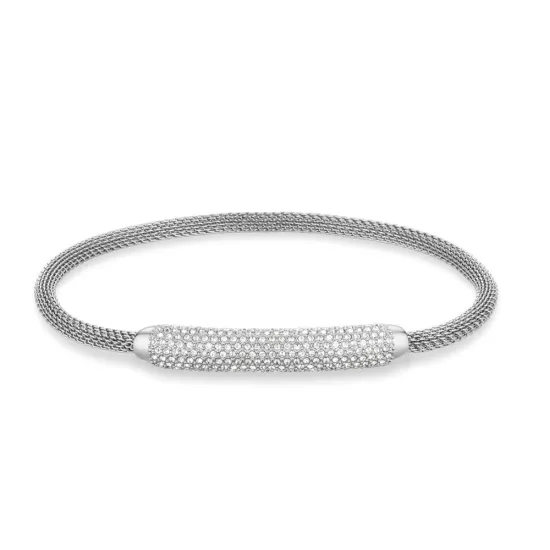 BERING Armband Arctic Pave silberfarben mit Zirkonia 18 cm 666-17-180
