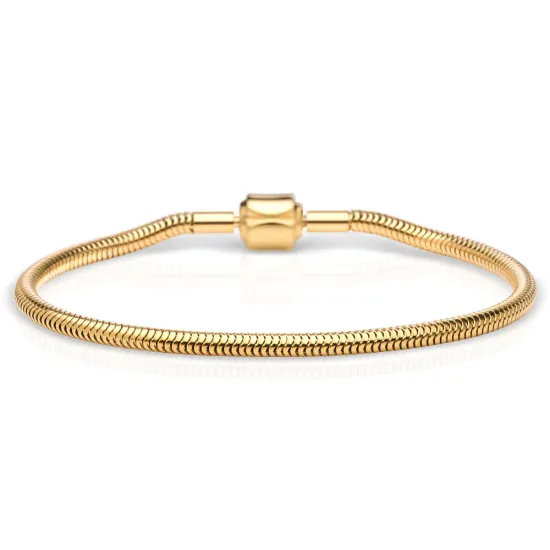 BERING Armband Schlangenkette goldfarben 21cm