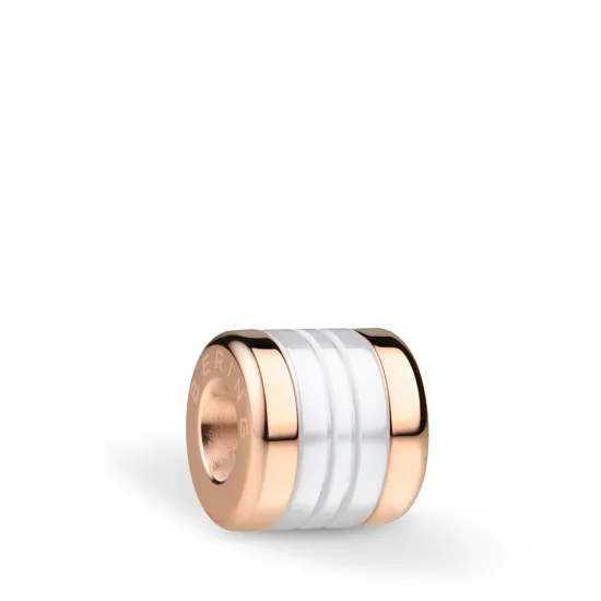 BERING Charm Edelstahl IP roségold mit Keramik EndlessLove-2 Arctic Symphony
