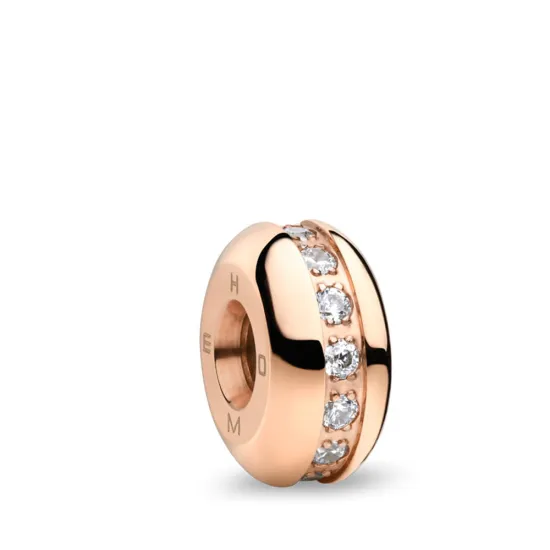 BERING Charm Edelstahl IP rosegold Zirkonia Home-3