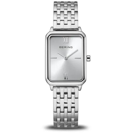 BERING Classic Damenuhr silberfarben eckig 17423-700
