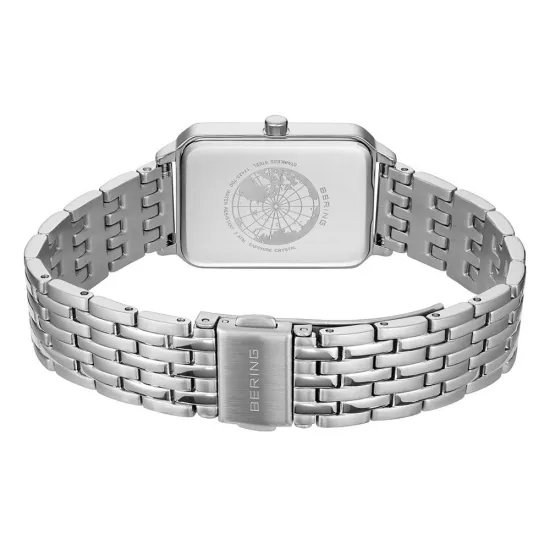 BERING Classic Damenuhr silberfarben eckig 17423-700