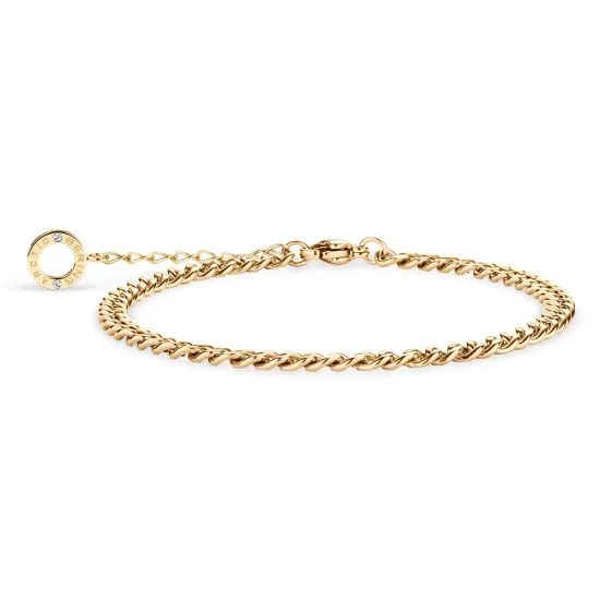 BERING Damenarmband Edelstahl goldfarben Glieder 19 cm 649-27-190