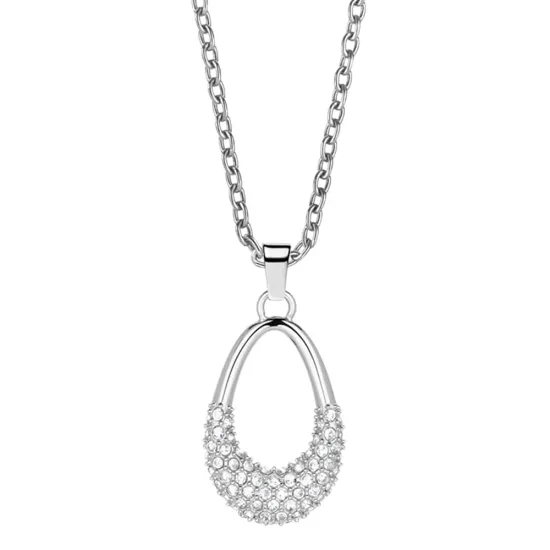 BERING Halskette Edelstahl silberfarben Arctic Pave 50 cm 457-17-500