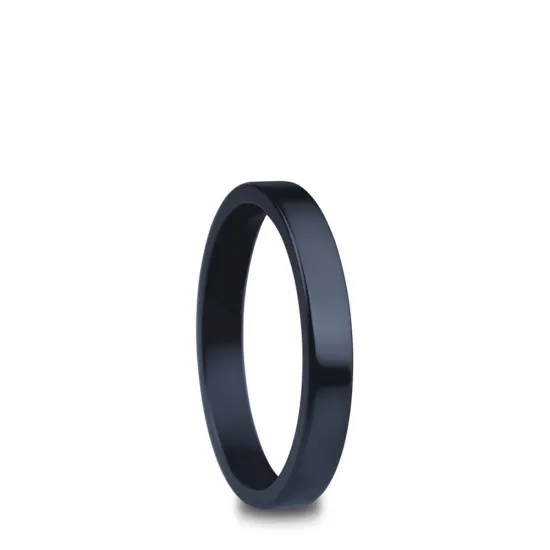 BERING Innenring Keramik schmal blau glänzend Gr. 65 554-70-91