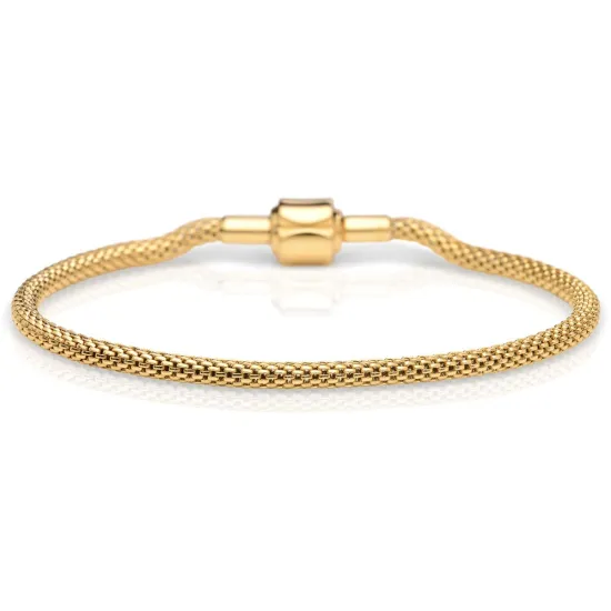 BERING Milanaise Armband Arctic Symphony goldfarben 17cm 613-20-170