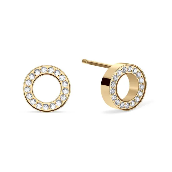 BERING Ohrstecker Arctic Symphony Edelstahl goldfarben mit Zirkonias 721-27-05