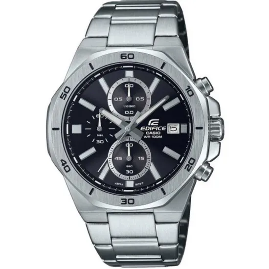 Casio Edifice Classic Herrenuhr Chronograph analog Edelstahl EFV-640D-1AVUEF