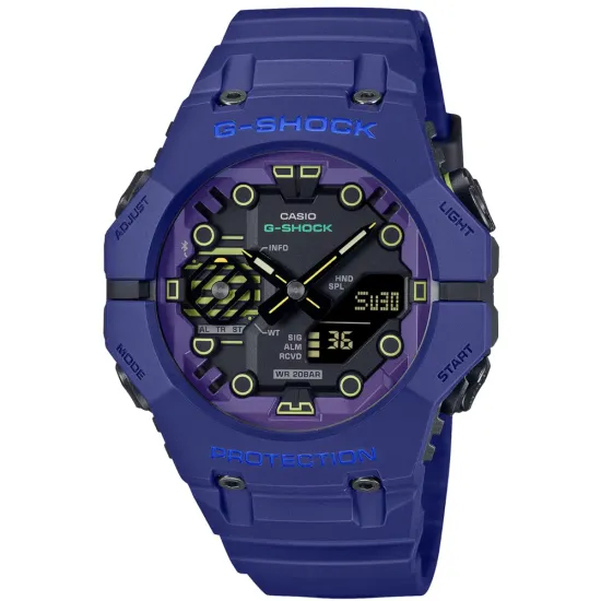 Casio G-Shock Classic Resin Bluetooth analog digital dunkelblau GA-B001CBR-2AER