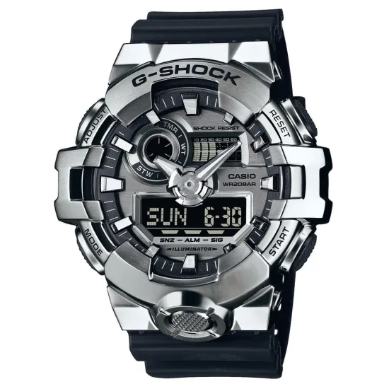 Casio G-Shock Classic Style schwarz silberfarben GM-700-1AER