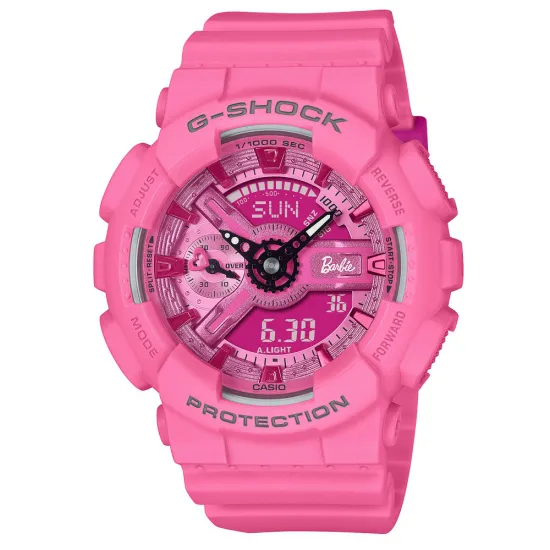 Casio G-SHOCK Damenuhr Barbie x Power pink Limited 2025 Mattel. GMA-S110BE-4AER