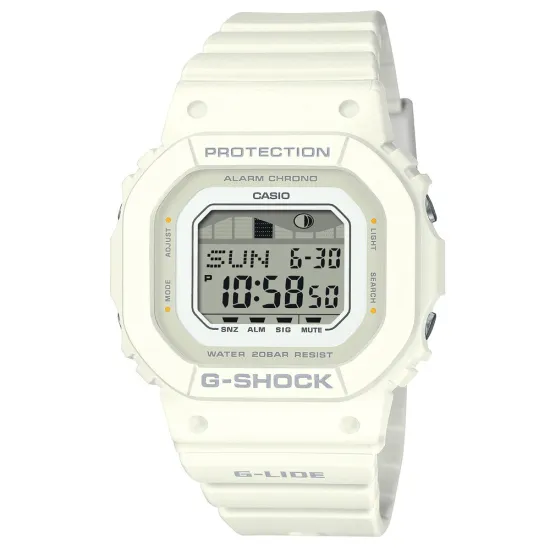 Casio G-Shock G-Lide Kollektion weisses Resinband GLX-S5600-7BER