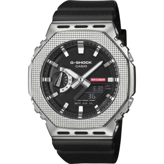 Casio G-Shock G-Steel Modern Industrial schwarz silberfarben GM-2100M-1AER