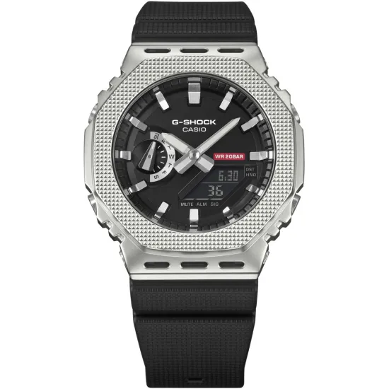 Casio G-Shock G-Steel Modern Industrial schwarz silberfarben GM-2100M-1AER