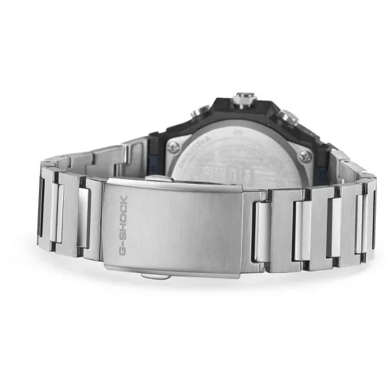 Casio G-Shock G-Steel Solaruhr Bluetooth silberfarben blau GST-B1000D-2AER