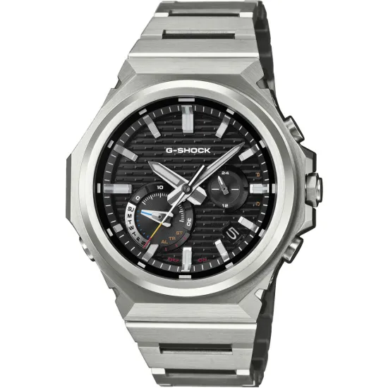 Casio G-Shock G-Steel Solaruhr Bluetooth silberfarben schwarz GST-B1000D-1AER