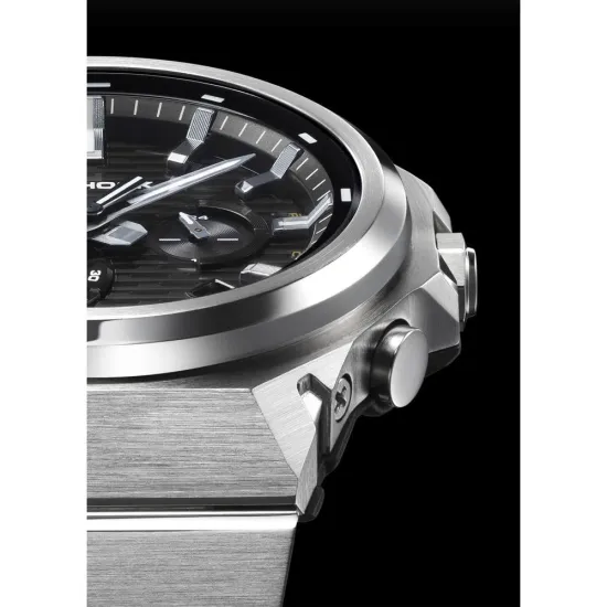 Casio G-Shock G-Steel Solaruhr Bluetooth silberfarben schwarz GST-B1000D-1AER