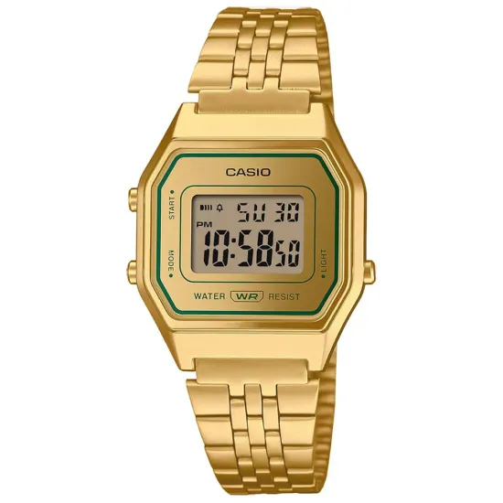 Casio Vintage Iconic Collection Damen digital goldfarben LA680WEGV-9AEF
