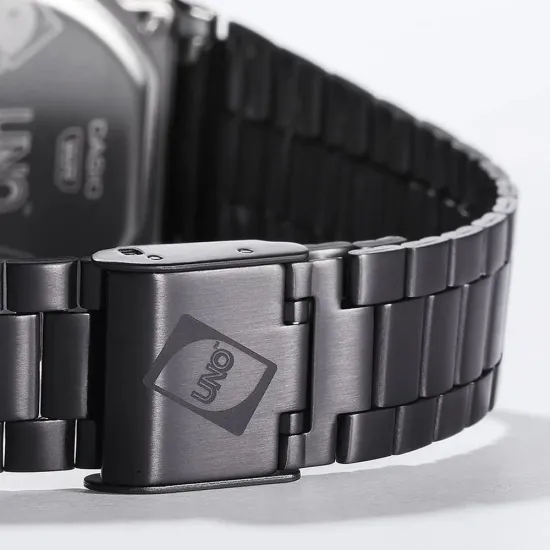 Casio X UNO Special Edition Digital Armbanduhr Edelstahlband A168WEUC-1AER