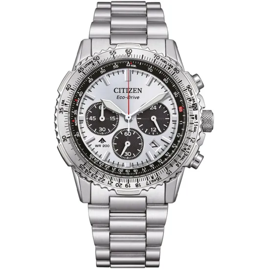 Citizen Promaster Navihawk EcoDrive Solar Chrono silberfarben CA4660-61A