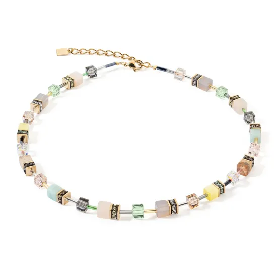 Coeur de Lion GeoCUBE Iconic Precious Halskette multicolour gentle 4905/10-1576