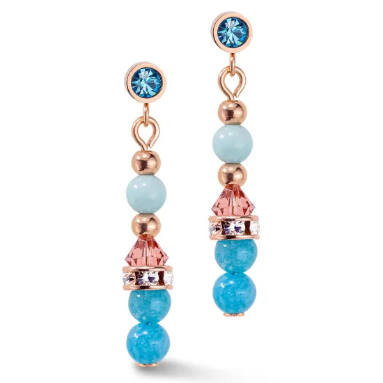 Coeur de Lion Ohrringe Princess Precious Ohrringe aqua-flieder 6020/21-2026