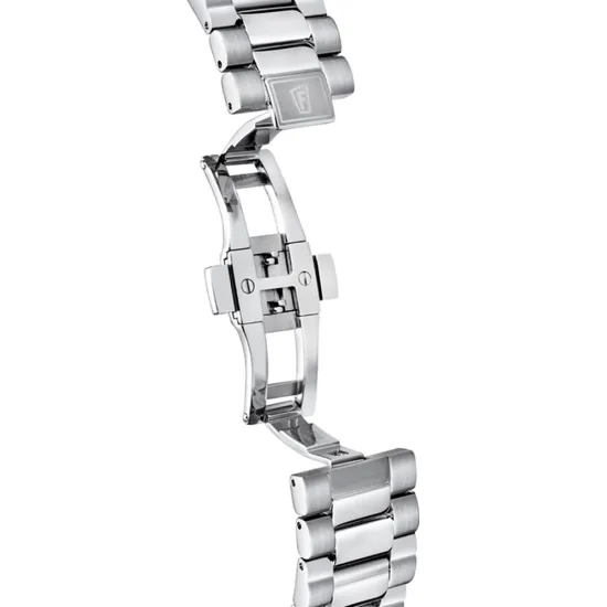 Festina Swiss Made Herrenuhr Automatik silberfarben schwarz F20055/4