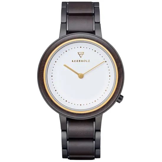 Kerbholz Damenuhr Thea Sandalwood goldfarben WATWTHE4225