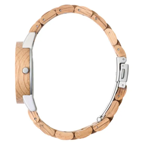 Laimer Holzuhr Damenuhr Armbanduhr Wine Edition Women braun silberfarben 0131