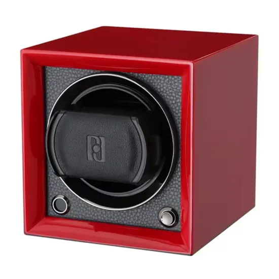Paul Design Uhrenbeweger Watchwinder Gentlemen 1 Color Rot Hochglanz