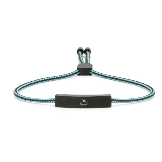 PIG & HEN Herren-Armband Mad Matt Türkis Navy black Größe M P39-265632-M