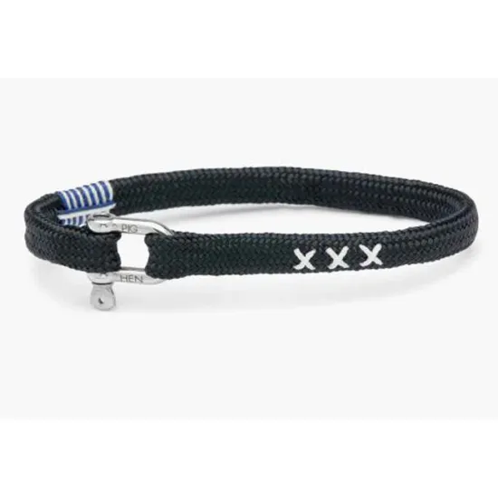PIG & HEN Herren-Armband *Vicious Vik* navy xxx Größe M