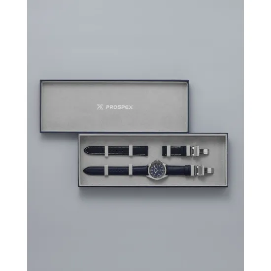 Seiko Prospex Land Alpinist Limited Automatikuhr blau mit 2 Bändern SPB531J1