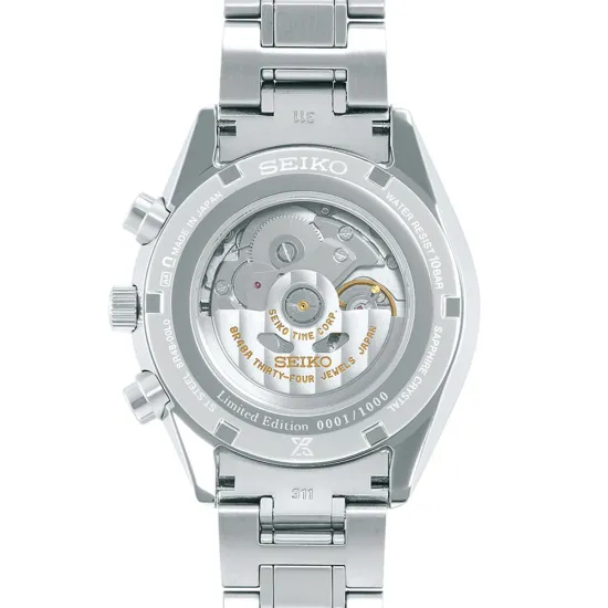 Seiko Prospex Panda Automatik Kolonnenrad Chrono 50th Anniversary Limited SRQ029J1