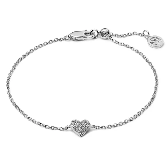 SIF JAKOBS Armband Cuore Herz Zirkonias Silber 925 SJ-B2705-CZ