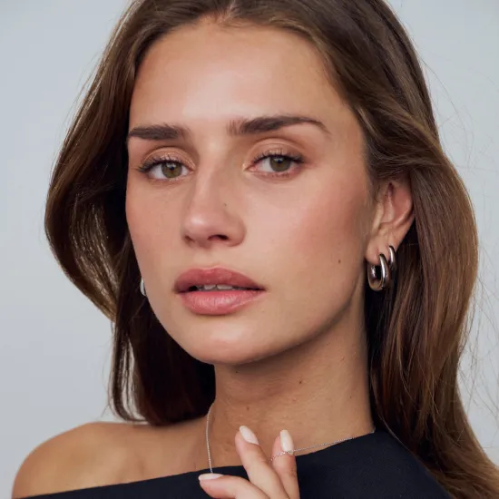 SIF JAKOBS Ohrringe Borsa Pianura Piccolo 925er Silber SJ-E2620