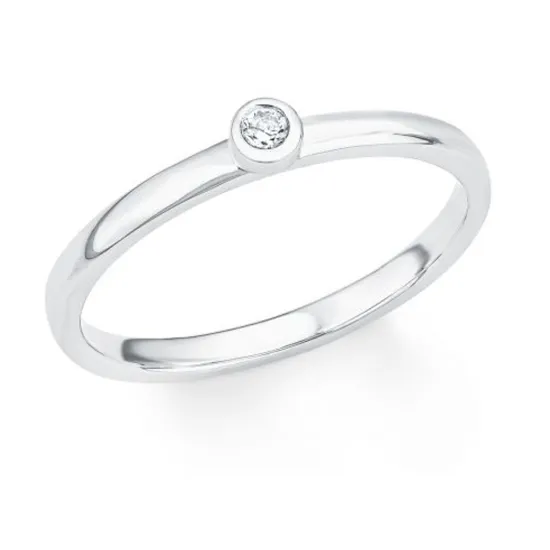 s.Oliver Damenring 925 Silber mit Zirkonia Gr. 52 2017204