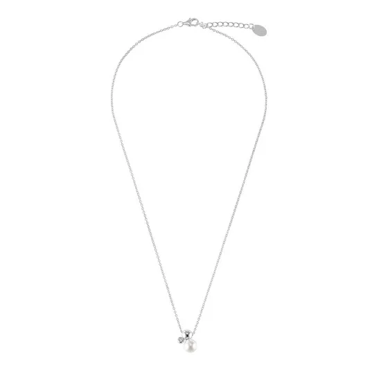 s.Oliver Halskette 925 Silber mit Kugel und Perle 2036871