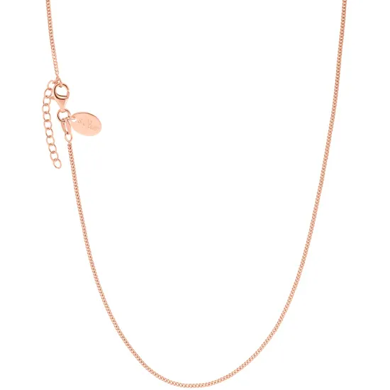 s.Oliver Halskette Panzer 925 Silber rosegoldfarben 2032866