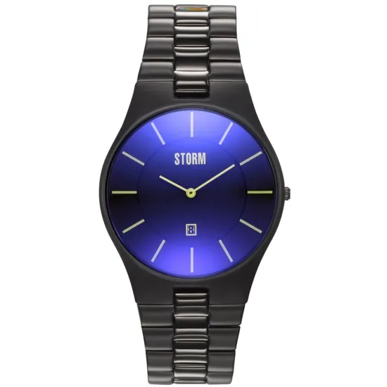STORM Herrenuhr Slim-X XL Slate Blue IP schwarz Gliederband 47159/SL/B