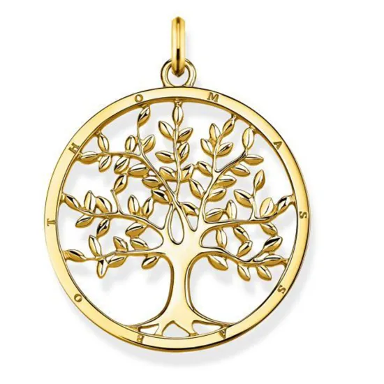Thomas Sabo Anhänger 925 Silber vergoldet Tree of Love PE823-413-39