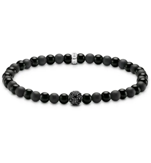 Thomas Sabo Armband Talisman positive Energie Obsidian Länge 19 A2184-705-11-L19