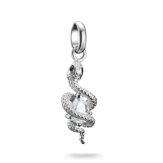 Thomas Sabo Charm Anhänger Schlange mit Zirkoniastein Connect Silber 925 CC1264-041-14