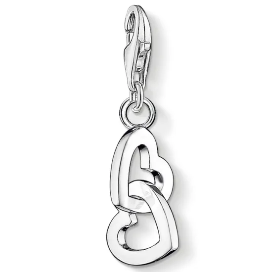 Thomas Sabo Charmista Charm Anhänger Silber 925 Herzen 0773-001-12