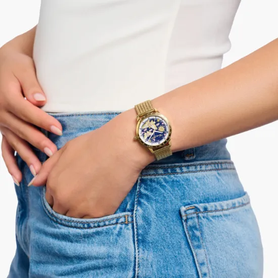 Thomas Sabo Damenuhr Schmetterlinge goldfarben WA0430-291-207-33MM