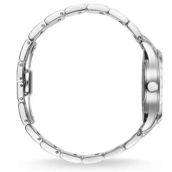 Thomas Sabo Damenuhr Schmetterlinge Silberfarben Schwarz  WA0432-201-203