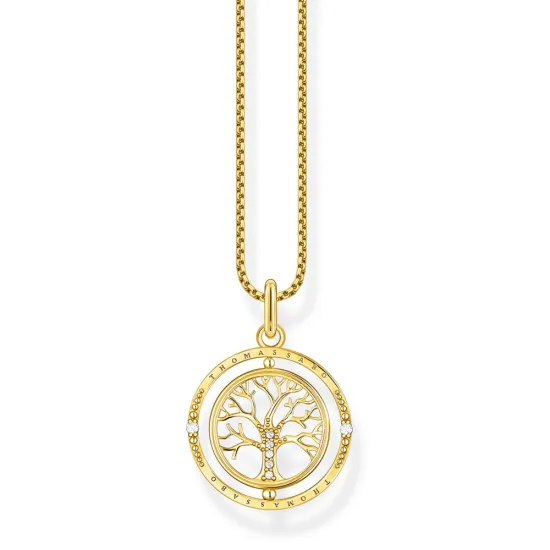 Thomas Sabo Halskette Tree of Love Silber 925 vergoldet KE2148-414-14-L45V