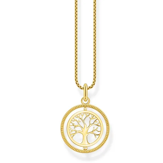 Thomas Sabo Halskette Tree of Love Silber 925 vergoldet KE2148-414-14-L45V
