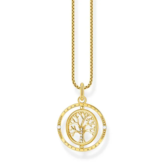 Thomas Sabo Halskette Tree of Love Silber 925 vergoldet KE2148-414-14-L45V